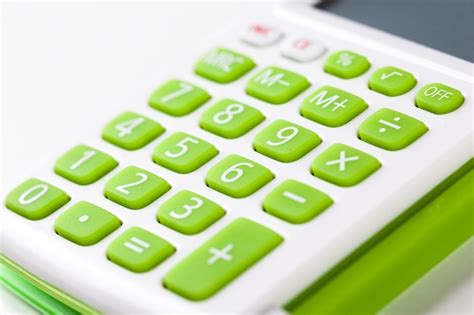 Premium Photo Closeup Image Of Calculator Keyboard