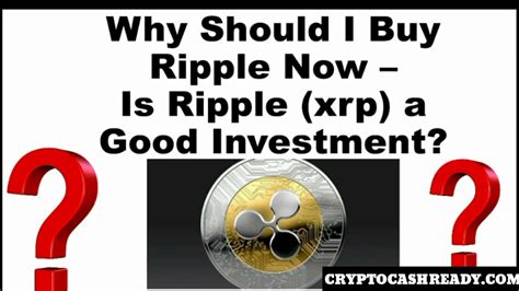 But sir many expert says ripple is best investment for long term because it's management so what's your view on other expert view? Why Should I Buy Ripple NOW - Is Ripple XRP A Good ...