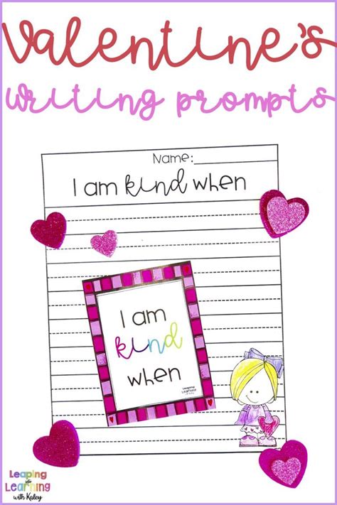Valentines Day Writing Prompts Writing Prompts For Kids Valentines
