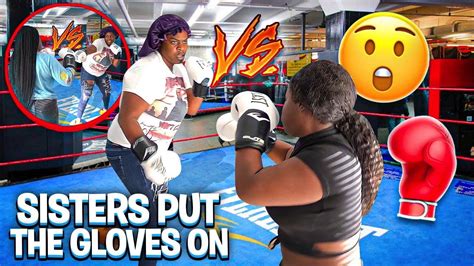 1 v 1 boxing match sister vs sister youtube