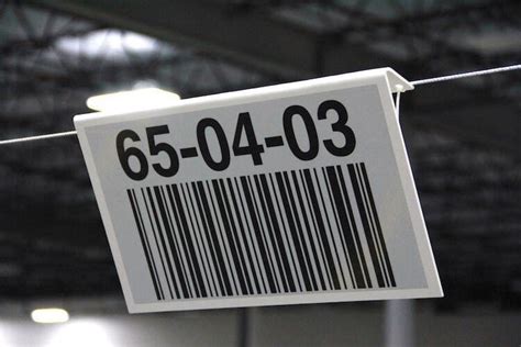 Warehouse Hanging Signs All Barcode Systems