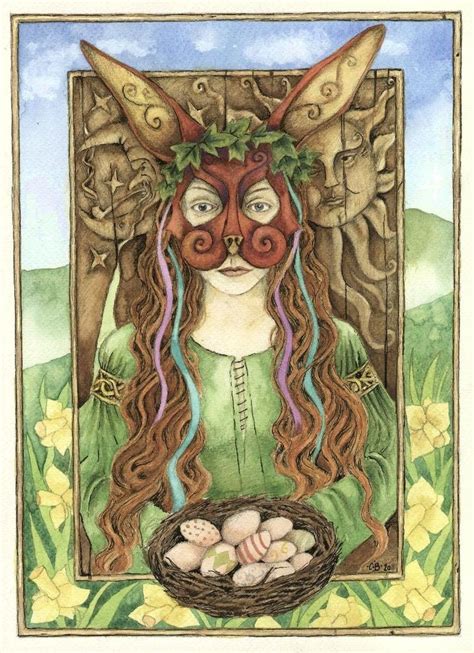 Eostre Goddess The Goddess Of Spring And Ostara Pagan Art Spring