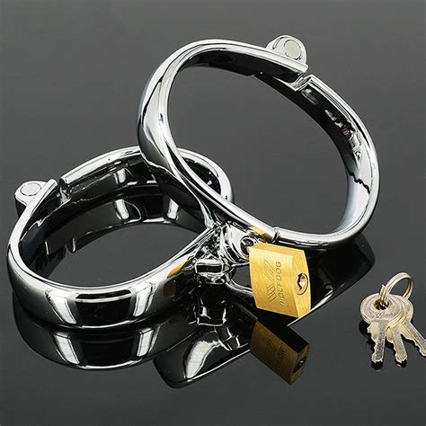 Dia 7090mm Metal Ankle Cuffs Metal Handcuffs Hand Cuffs Erotic Sex Toys For Couples Cuff Sexy