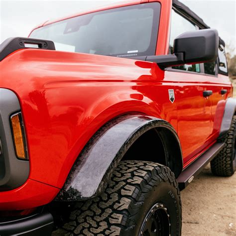 2021 2023 Ford Bronco Carbon Fender Flares Adv Fiberglass Advanced