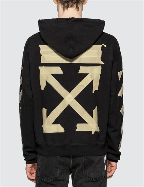 Off White Tape Arrows Over Hoodie Hbx