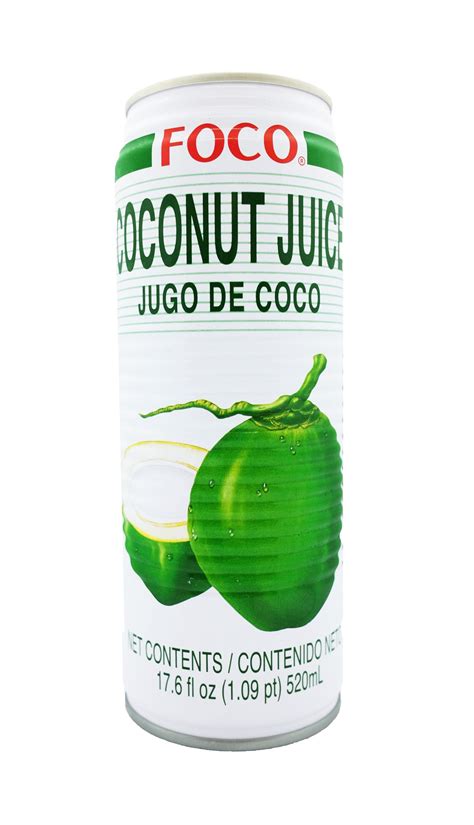FOCO Coconut Juice 520ml Asia Grocery Town
