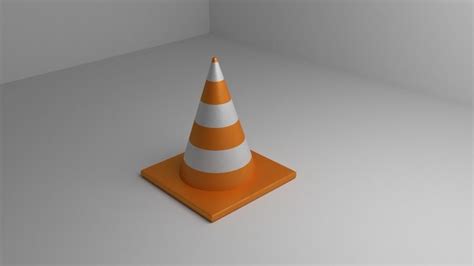Traffic Cone 3d Model Obj 3ds Fbx Dxf Blend