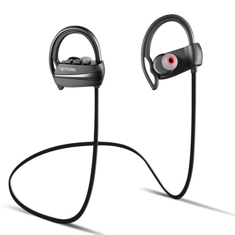 Le confort est également garanti, le concepteur a disposé des protèges spéciaux sur les écouteurs. Ecouteurs audio sans fil Bluetooth pour sport running ...