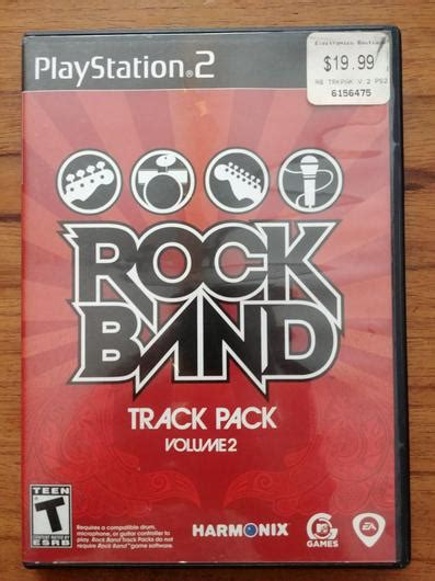 Rock Band Track Pack Volume 2 Item Box And Manual Playstation 2