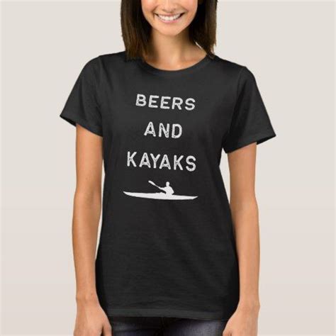 Kayak Design Beers And Kayaks Light Kayaking T Shirt 3120 By