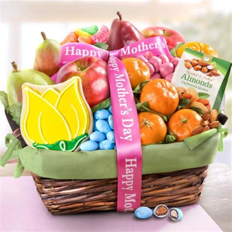 Mothers Day Fruit And Treats Basket Aa4050m A T Inside