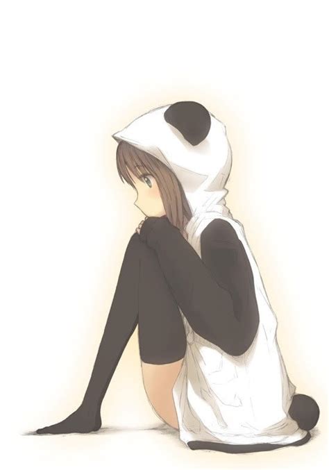 Panda Anime Girl Anime Panda Girl Pinterest