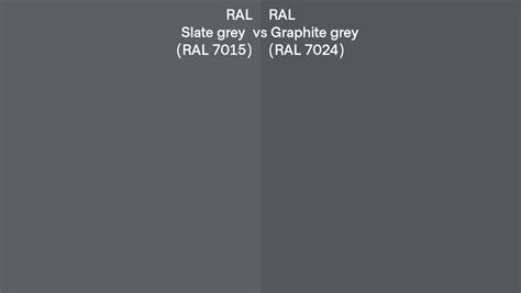 RAL Slate Grey Vs Graphite Grey Side By Side Comparison