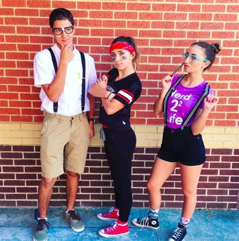 mathletes vs athletes spirit week outfits brooklyn and parker brooklyn and bailey