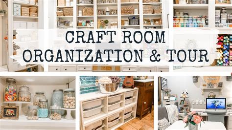 15 Craft Room Organization Ideas Craft Room Tour Youtube