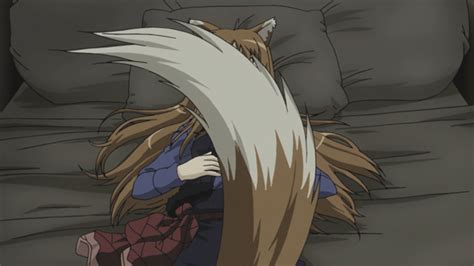 A Satisfied Wolfgirl Spice And Wolf Spice And Wolf Holo Popular Anime