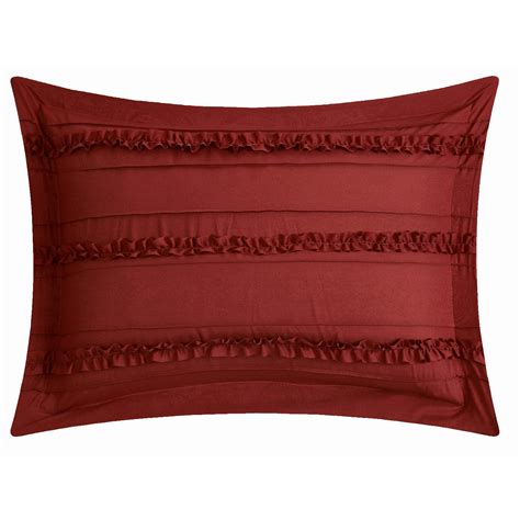 Chic Home Elle Reversible Comforter Set In Burgundy And Reviews Wayfair