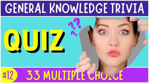 33 General Knowledge Trivia Questions Mixed Knowledge Pub Quiz
