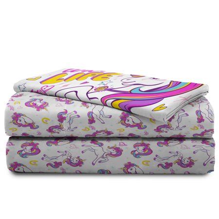Shop for jojo siwa bedding like duvet covers, comforters, throw blankets and pillows. Jojo Siwa Dream Unicorn Kids Bed Sheet Set - Walmart.com ...