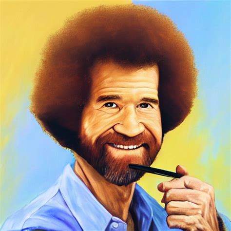 Krea Ai Recursive Painting Of Bob Ross Painting A Picture