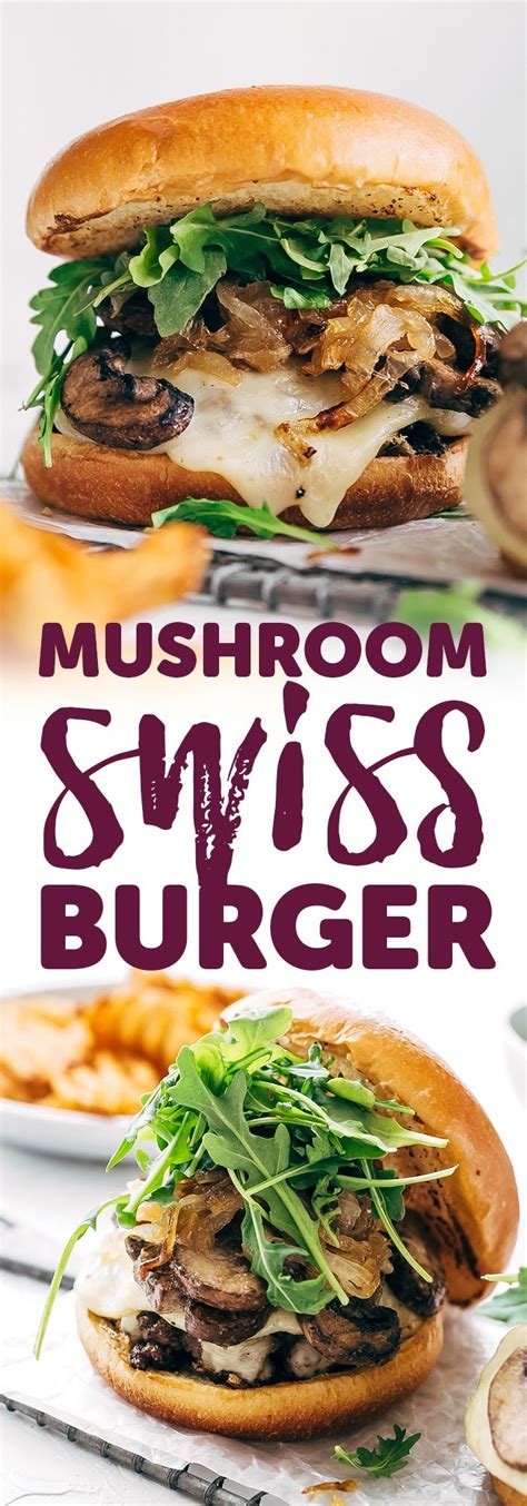 Just the most perfect thing to top your burgers with. Rockin' Sweet Onion Mushroom Swiss Burgers | Recipe ...