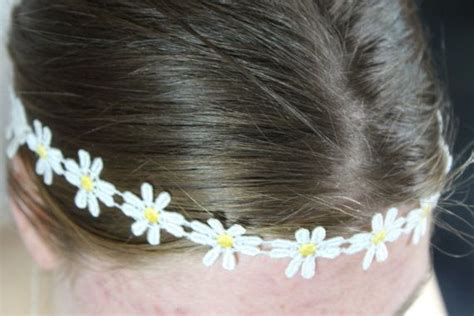 Daisy Headband Flower Crown Daisy Chain Crown Hippie Headbanddaisy