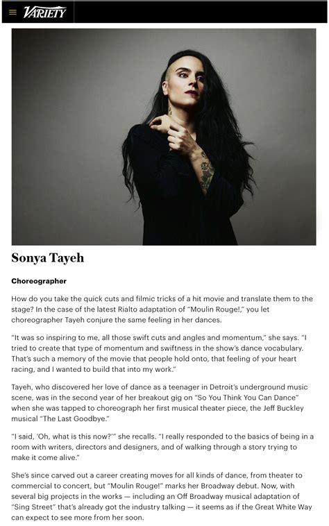 News — Sonya Tayeh
