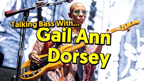 Gail Ann Dorsey Pioneering Bass With David Bowie And Lenny Kravitz