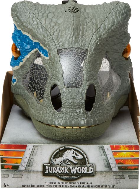 Jurassic World Velociraptor Mask With Opening Jaw For Sale Online