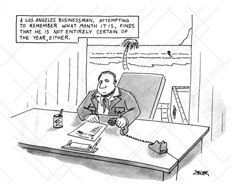 A Los Angeles Businessman Jack Ziegler New Yorker Cartoonist