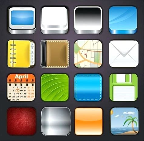 App Icon Template Illustrator At Collection Of App