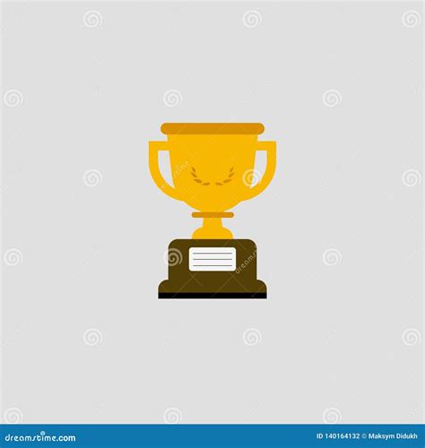 Cup Winner Golden Cup Icon Cup Vector Illustration Eps 10 Stock