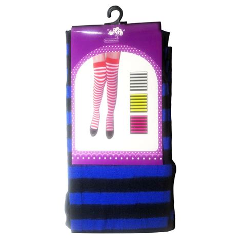 blue and black stripe stockings simply party supplies