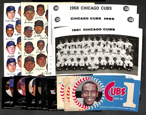 Lot Detail Chicago Cubs Memorabilia Lot W Vintage Bumper Stickers