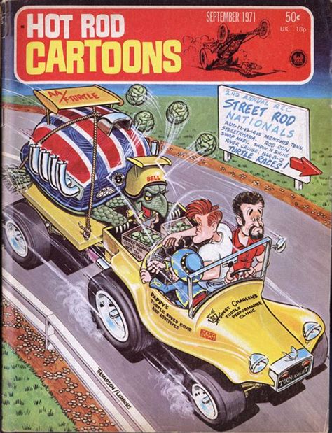 Car Cartoon Cartoon Art Rat Rod Rat Fink Kustom Kulture Art Cartoons Magazine 1957 Chevy