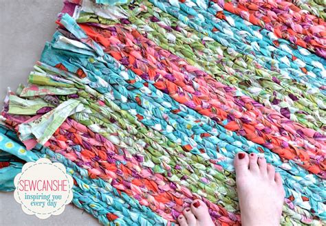 How To Sew A Diy Braided Rag Rug Total Stash Buster — Sewcanshe