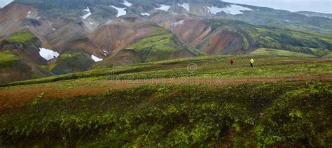 Valley National Park Landmannalaugar Iceland Stock Image Image Of