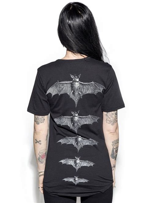 Release The Bats Unisex Tall Tee 100 Cotton Tall Tee Gothic Style