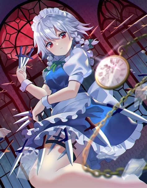 Izayoisakuya Touhou Anime Kuriyama Image Boards Manga Girl