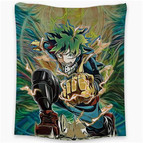 Trippy Deku My Hero Academia Tapestry Animebape