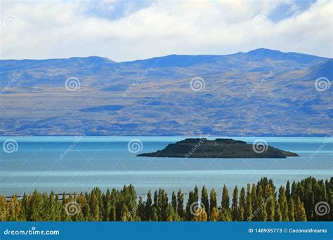 Incredible Argentino Lake Or Lago Argentino View From The Town Of El