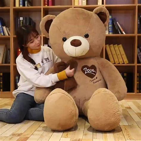 Giant Teddy Bears Big Animal Soft Toy With Scarf Stuffed Unstuffed