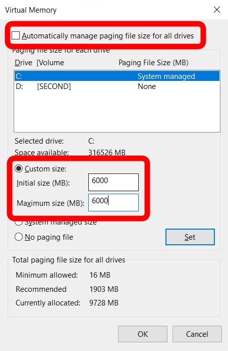 How To Increase Virtual Memory On A Windows 10 Pc Hellotech How