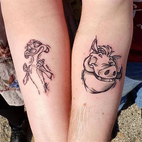 30 Disney Couple Tattoos That Prove Fairy Tales Are Real