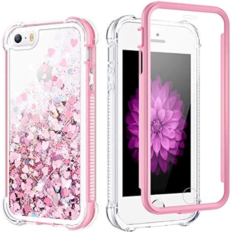 Caka Iphone 5s Case Se 2016 Glitter Girls Women Full Body Heavy Duty