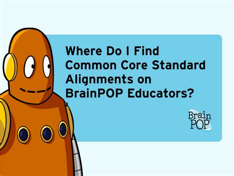 Brainpops Approach To Common Core State Standards Brainpop Educators