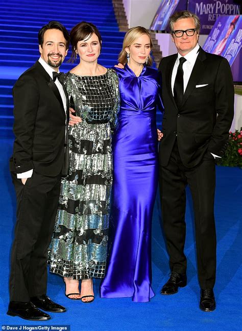 Mary Poppins Returns Emily Mortimer Attends With Her Husband