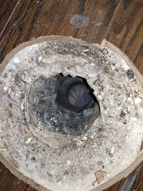 Plumbing Replacing Old Toilet Flange Pipe Seems Really Messed Up