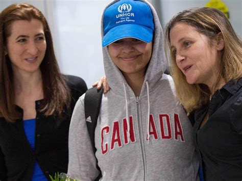 Saudi Woman Rahaf Mohammed Alqunun Arrives In Canada Herald Sun