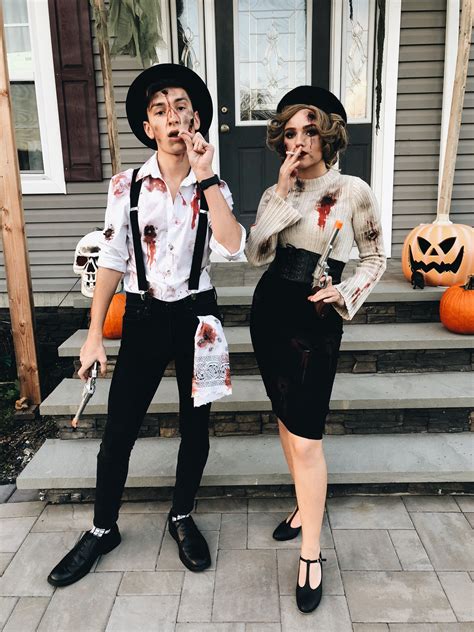 Dead Bonnie And Clyde Halloween Costume Couples Halloween Outfits Diy